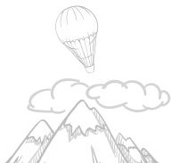 Trusted travel agency decorative shape